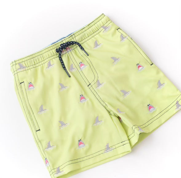 Citron Shark Trunks