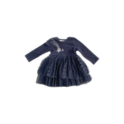 L/S Star Rhinestone Dress