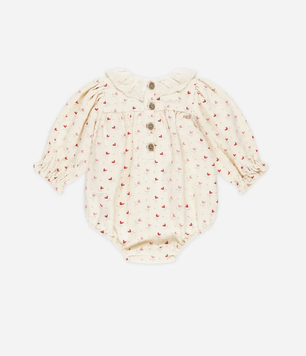 Heart Ditsy Callie Romper