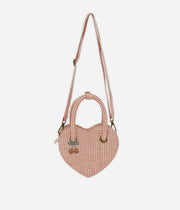 Heart Purse-Poppy Gingham