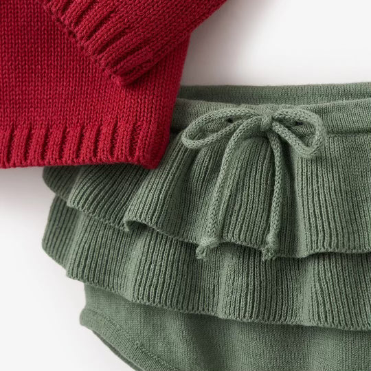 Santa Baby Sweater + Bloomer
