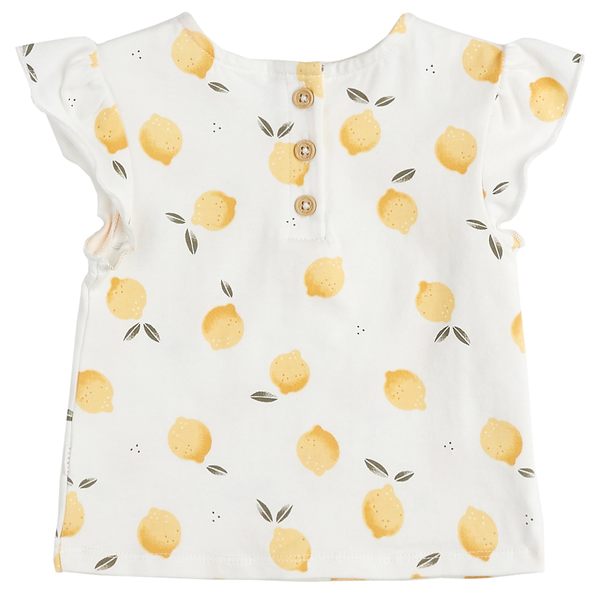 Lemon Print Shorts Set
