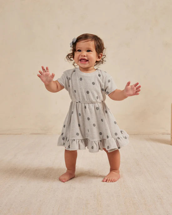 Terry Polka Dot Dress