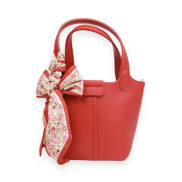 Satchel Bag w/ Scarf