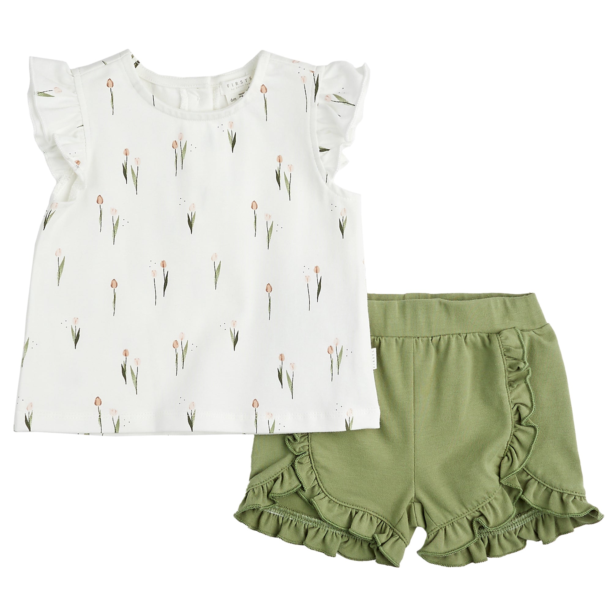 Tulips Print Short Set
