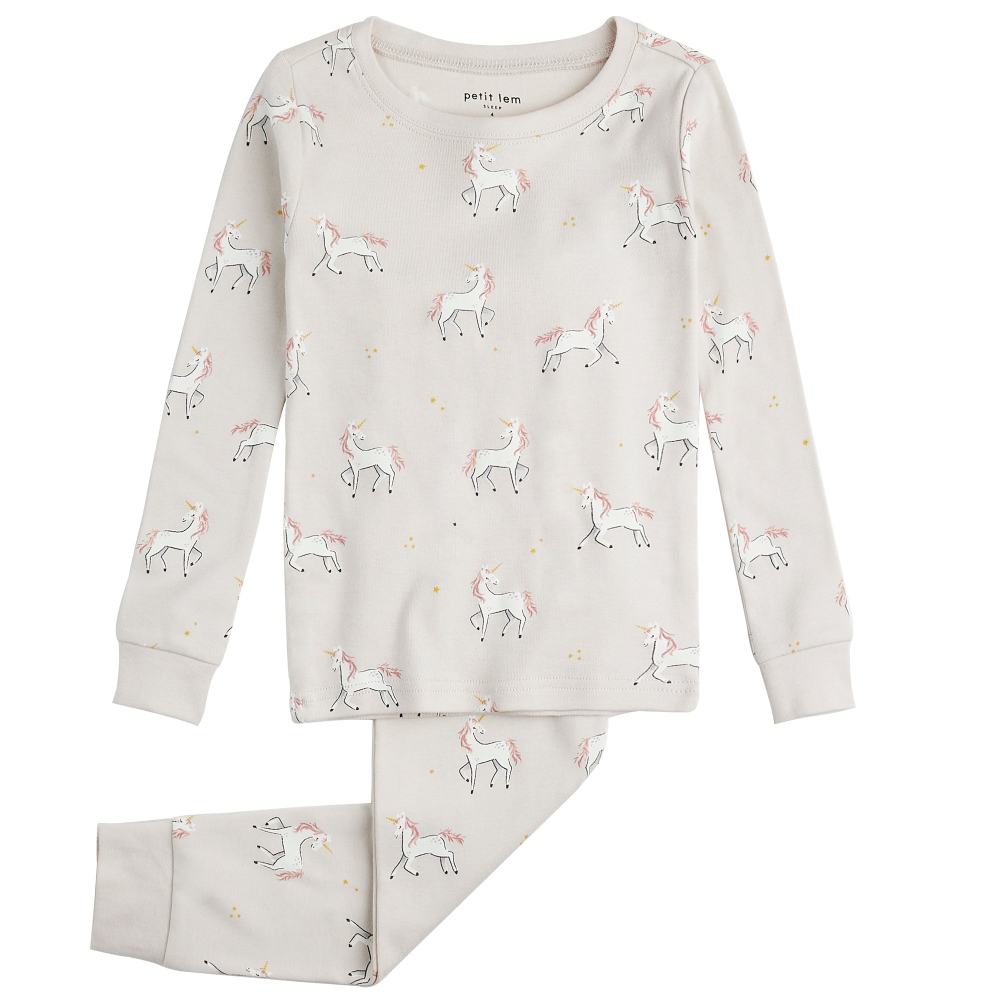 Unicorn Creme PJ Set