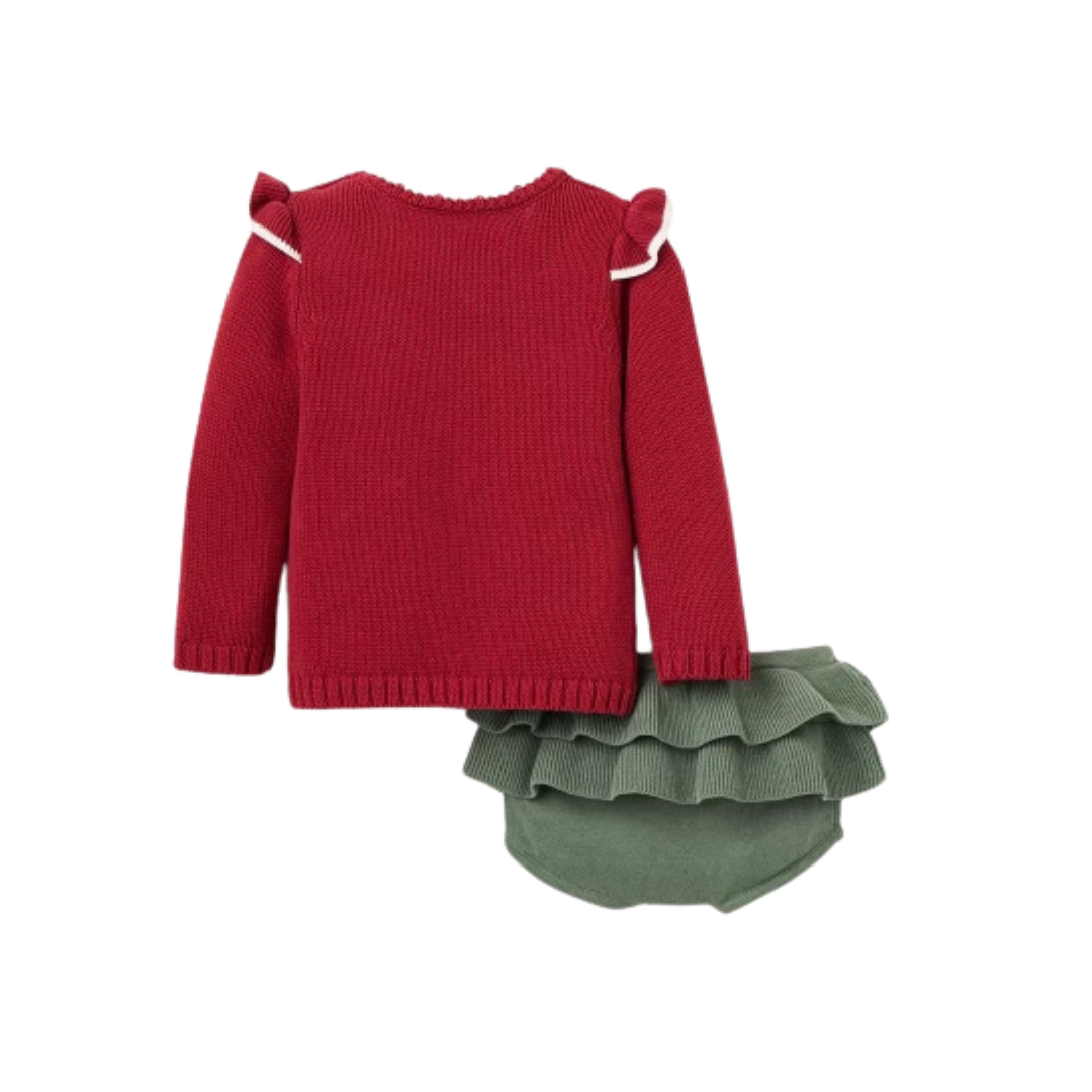Santa Baby Sweater + Bloomer