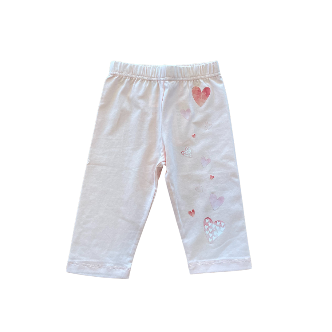 Heart Print Leggings