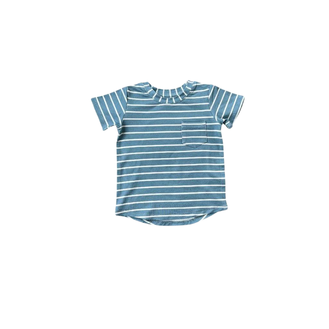 Storm Stripe Pocket Tee