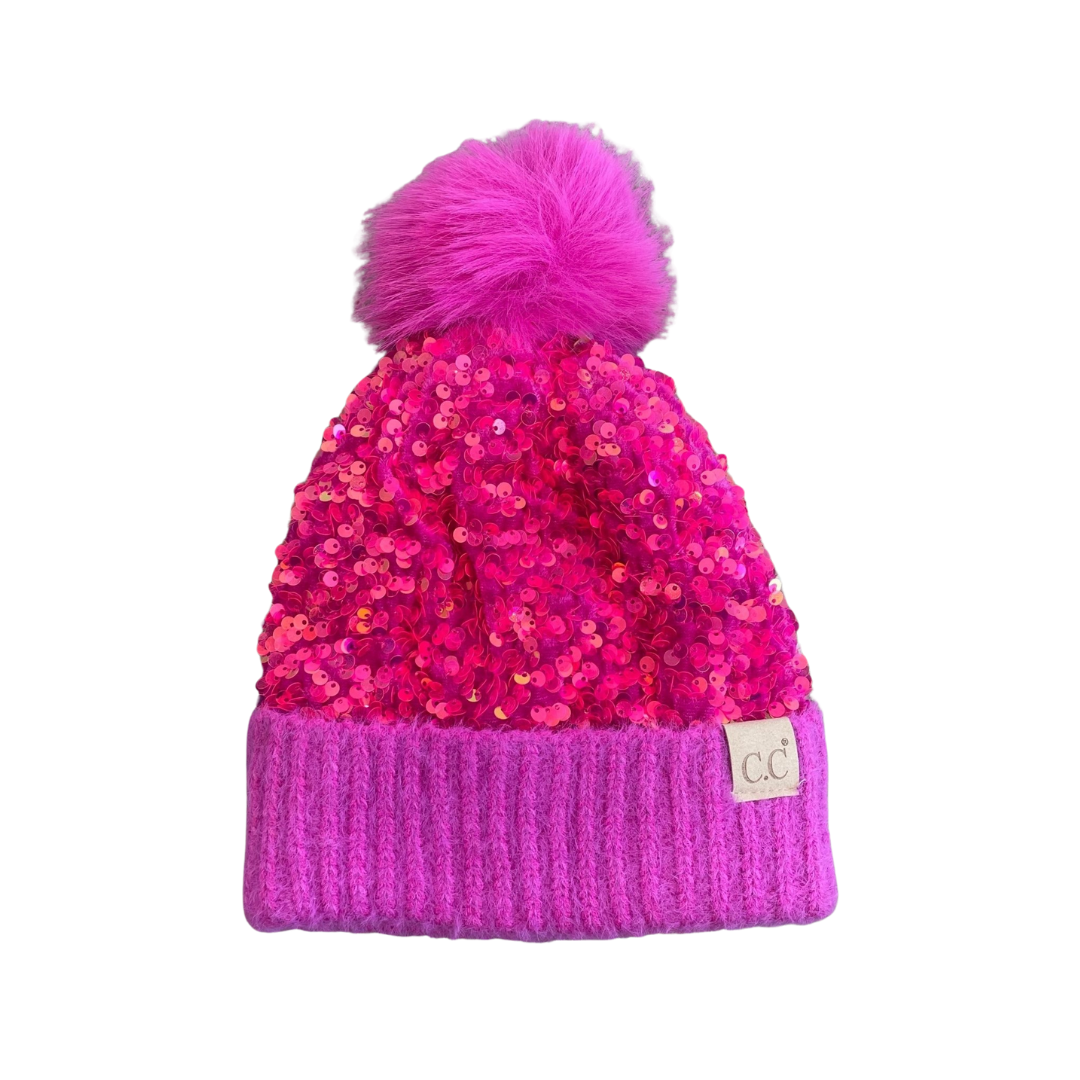 Sequined Beanie
