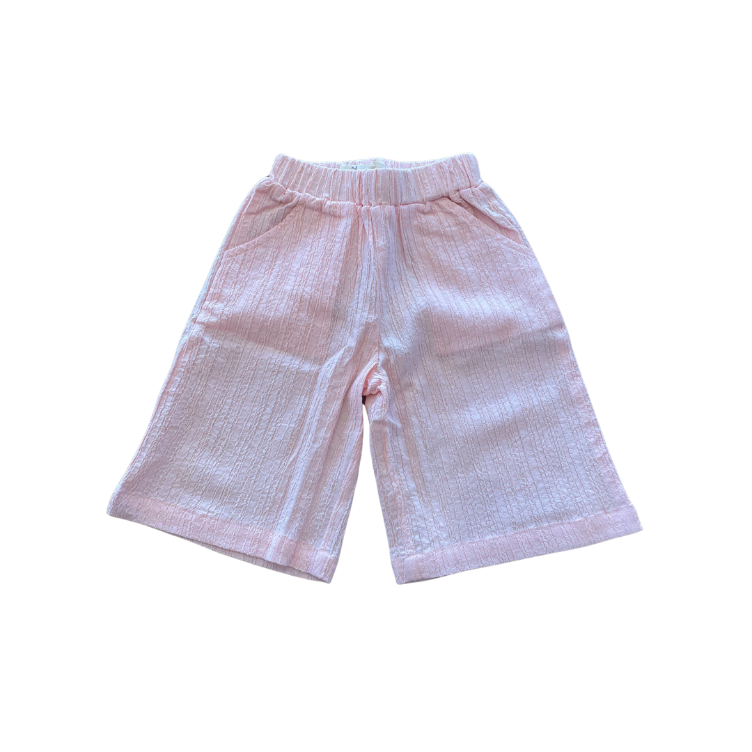 Elastic Waist Culottes with Pockets