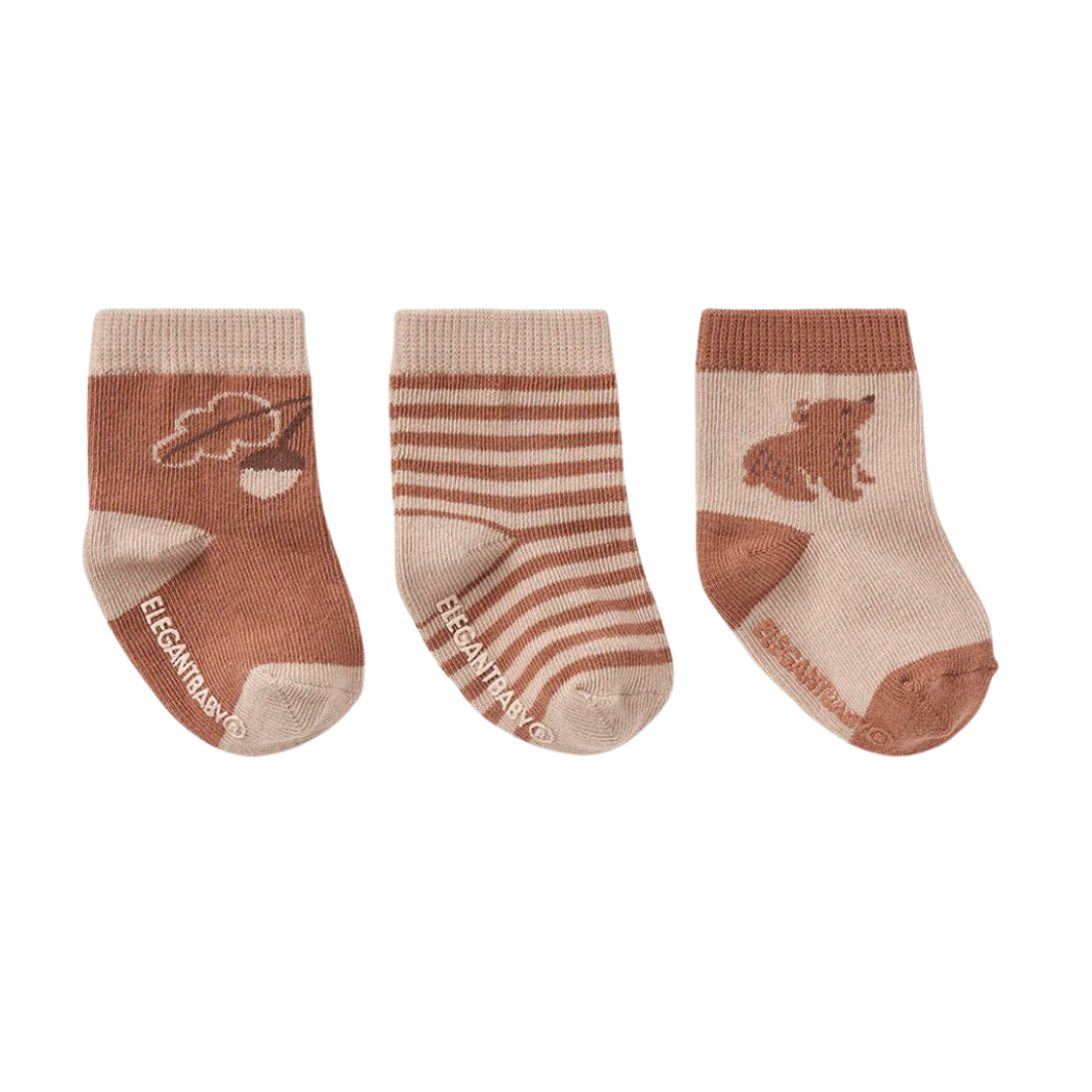 Socks - 3pk Bear