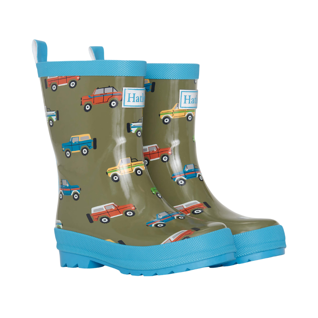 Off Roading Shiny Rain Boots