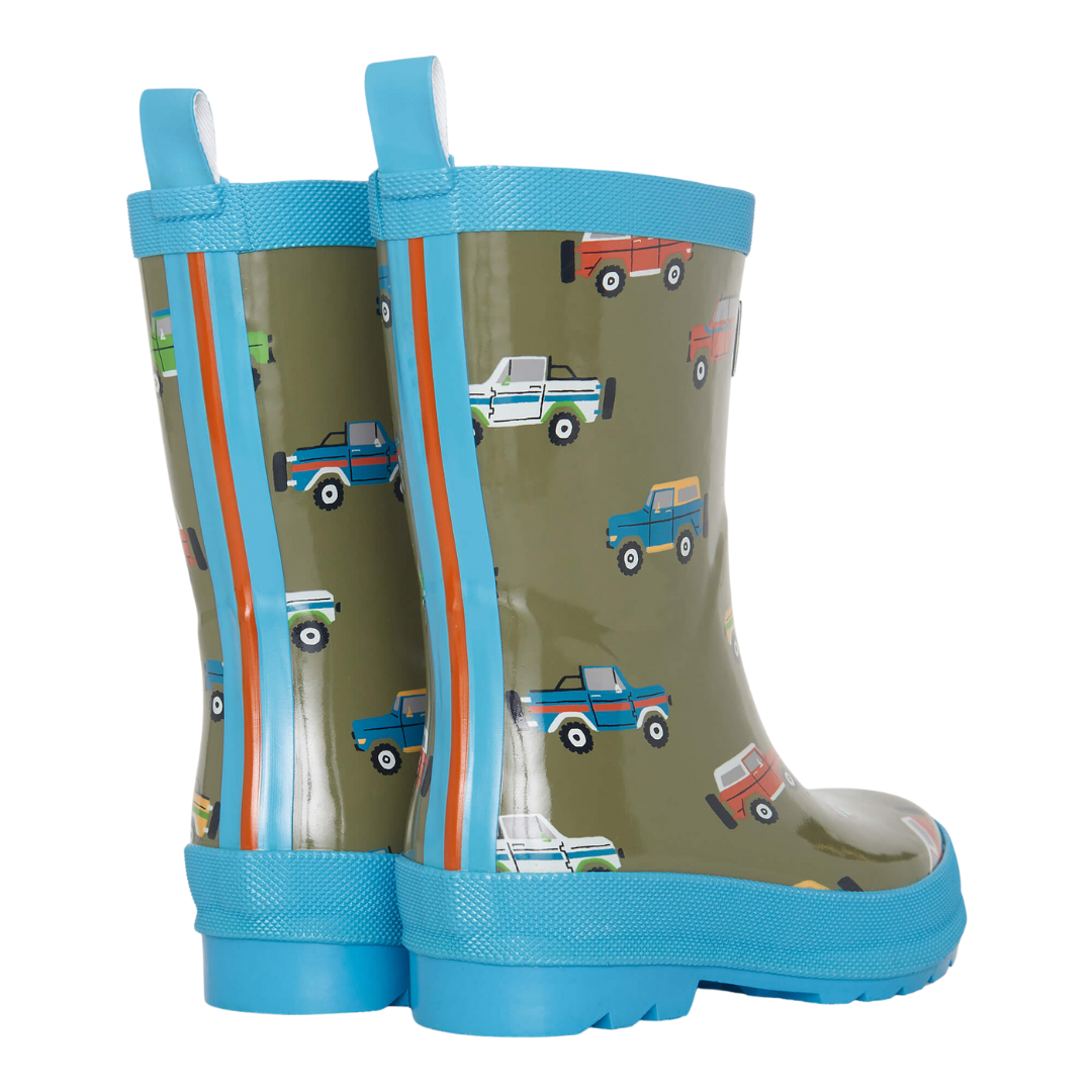 Off Roading Shiny Rain Boots