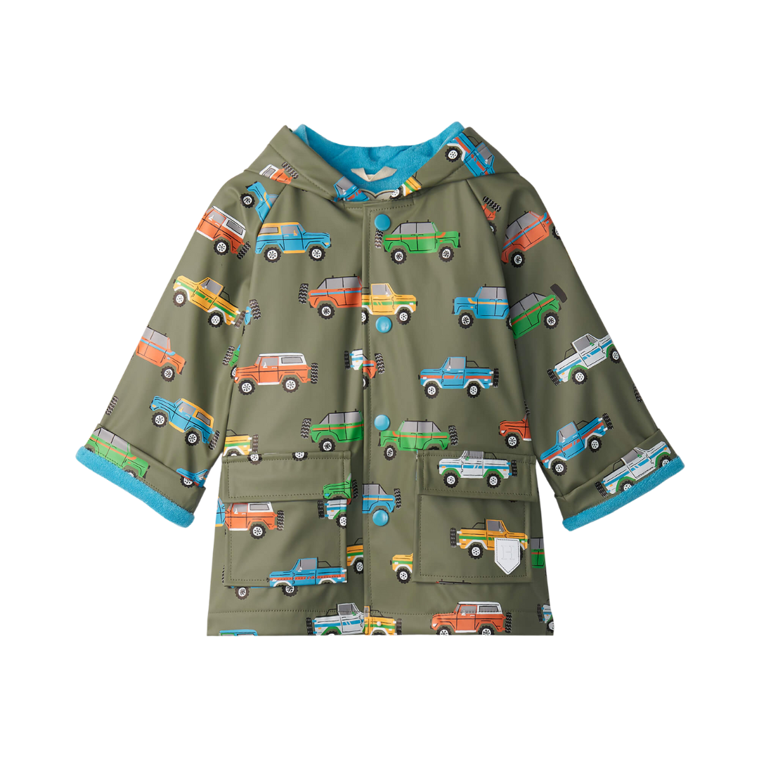 Off Roading Preschool Raincoat