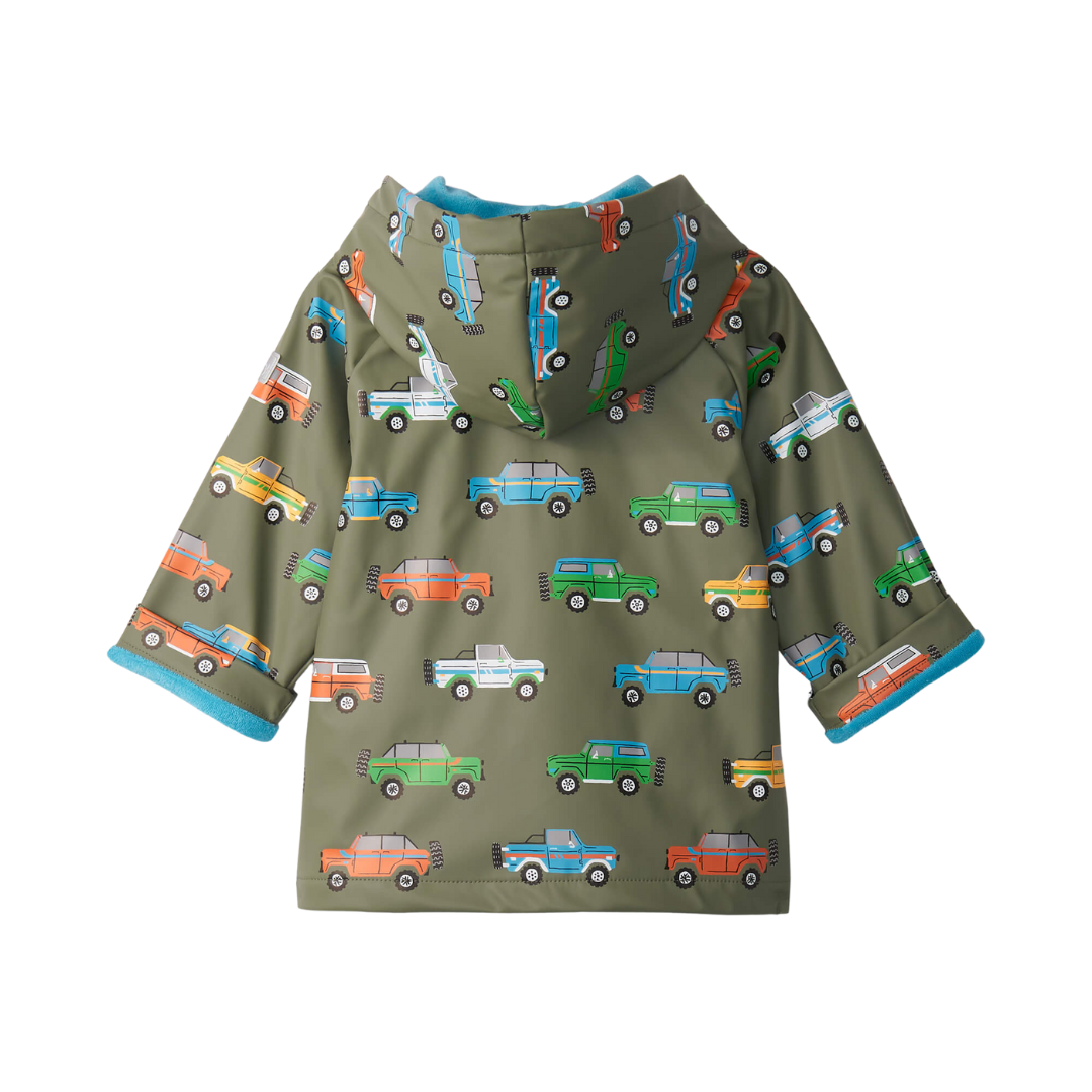 Off Roading Preschool Raincoat