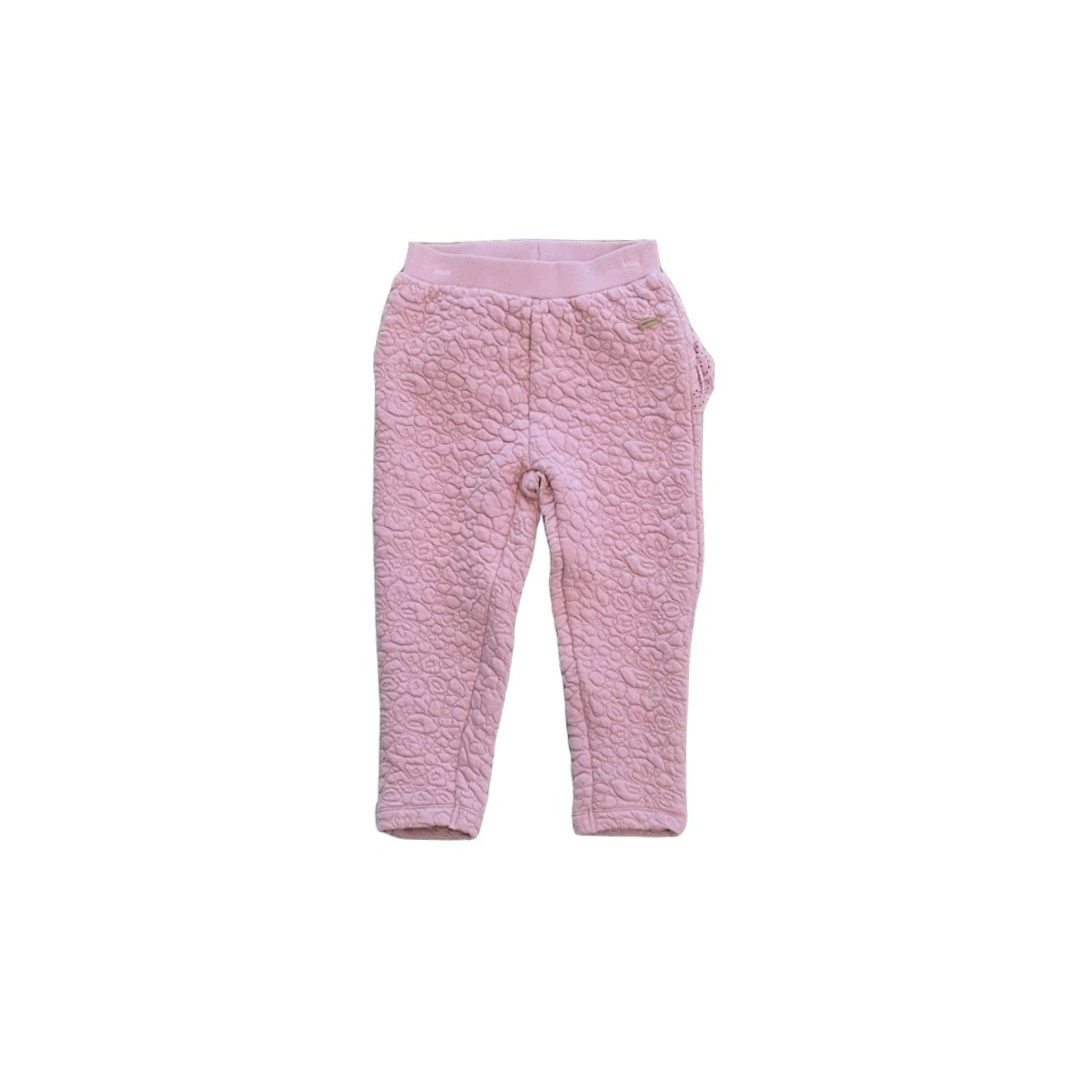 Quilted Knit Pant w/Ruffle Back