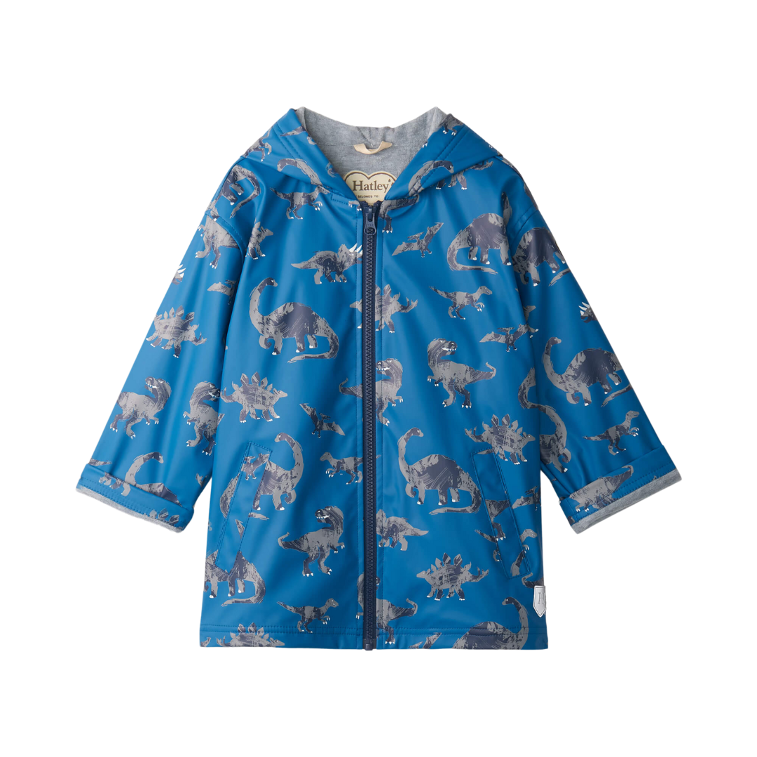 Broken Dino Stamp Rain Jacket