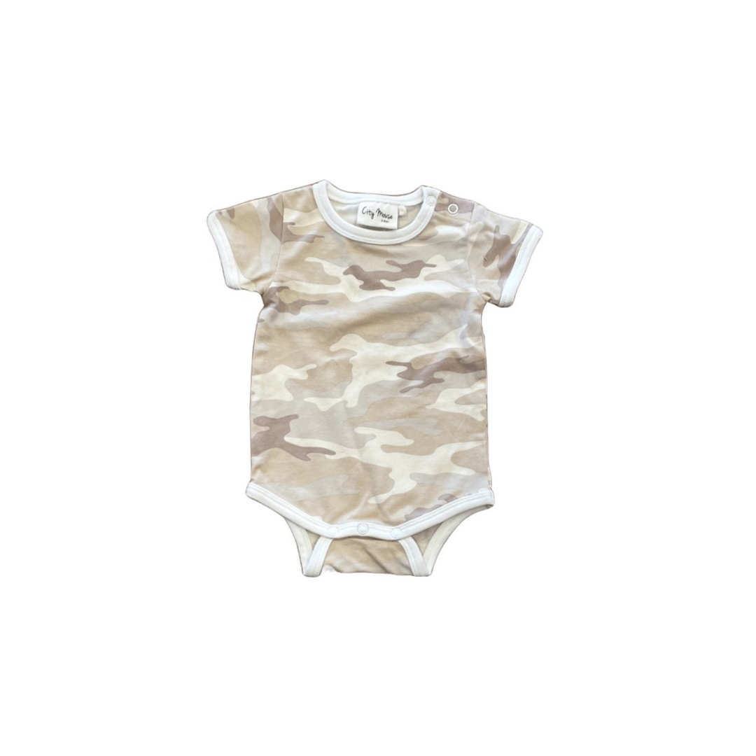Short Sleeve Bodysuit Camo