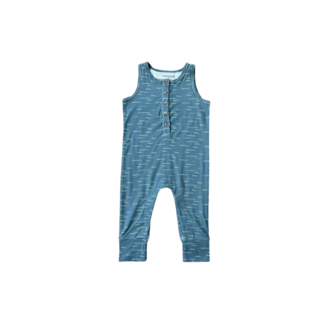 Waves Henley Tank Romper