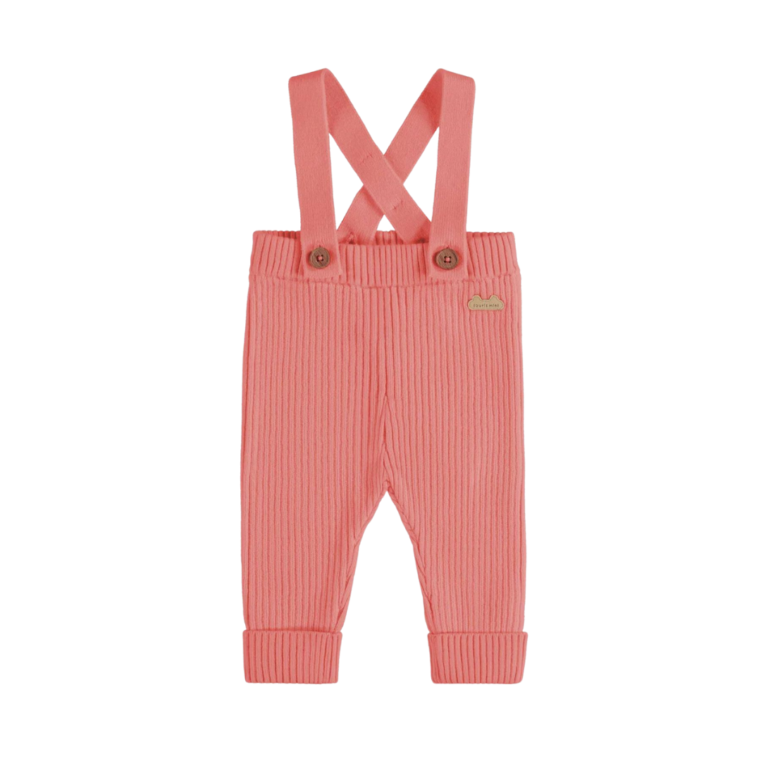 Rib Knit Overalls