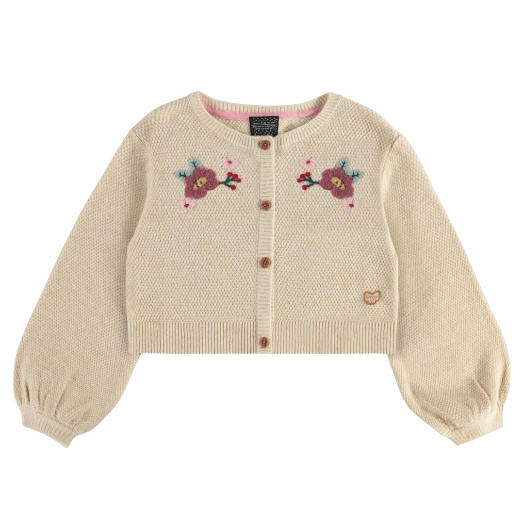 Patterned Knitted Vest With Embroideries