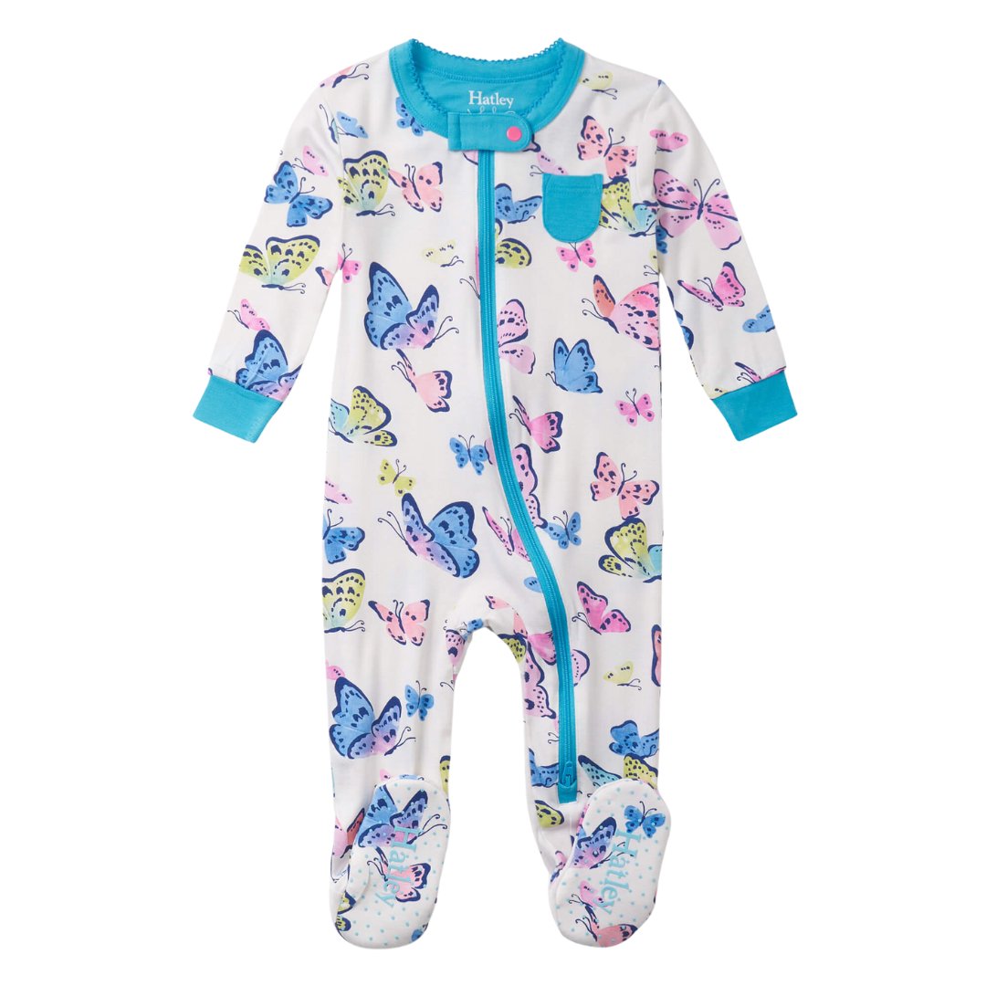 Big Butterflies Bamboo Coverall