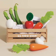 Harvest Vegetables Wooden Market Crate