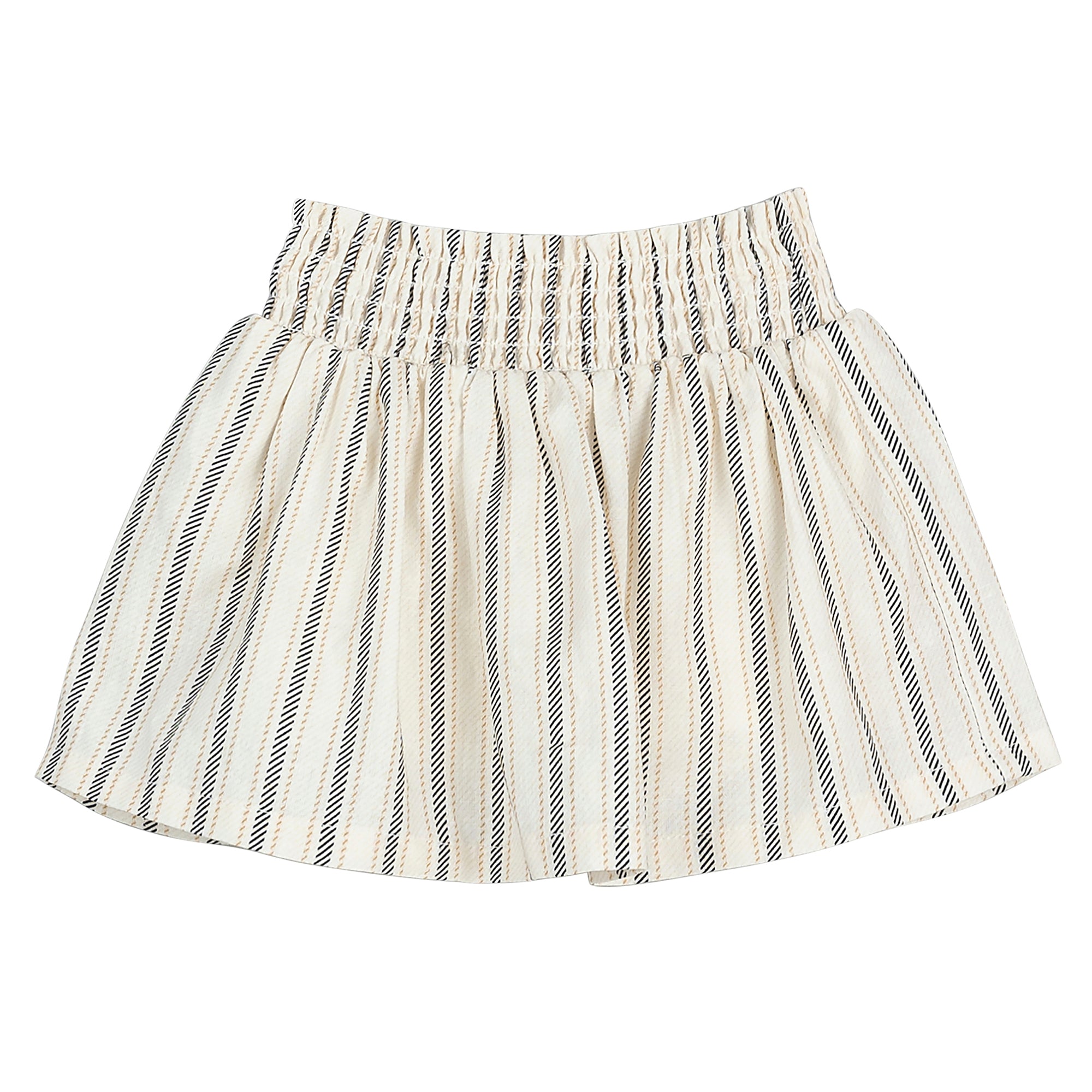 Striped Linen Skort