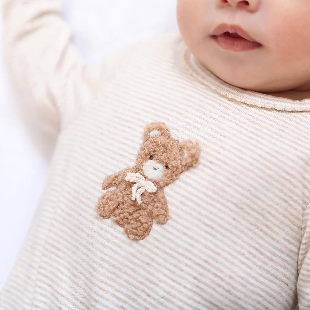 Applique Teddy Romper - Wren Harper
