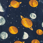 Bamboo Zipper Footed Romper Planets - Wren Harper