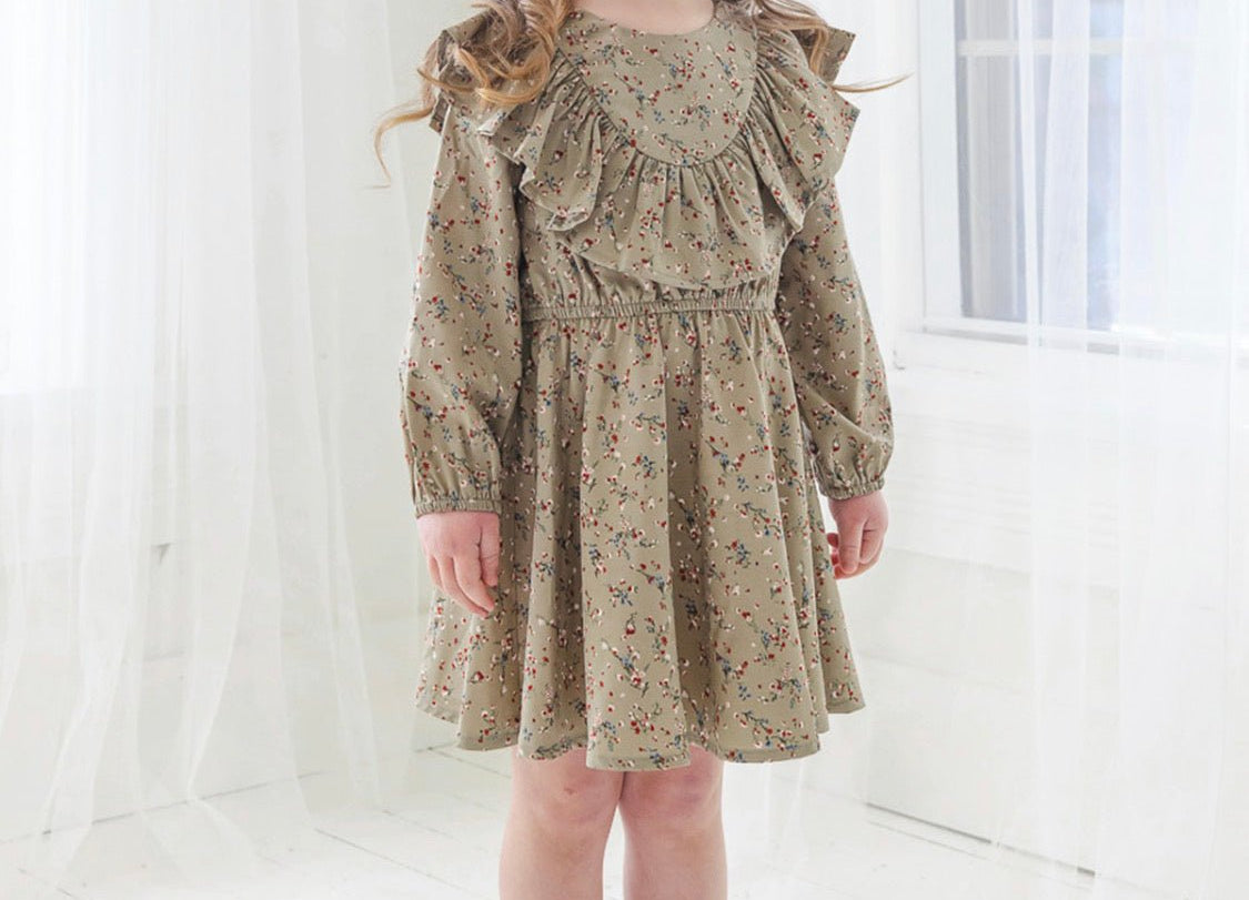 Berry & Olive Rayon Dress - Wren Harper