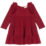 Berry & Olive Waffled Dress - Wren Harper