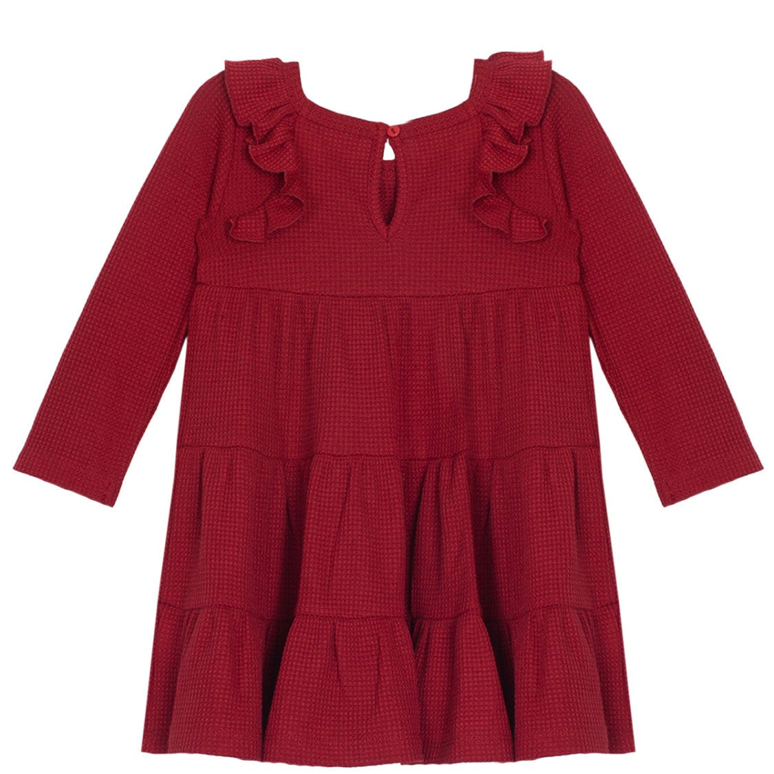 Berry & Olive Waffled Dress - Wren Harper