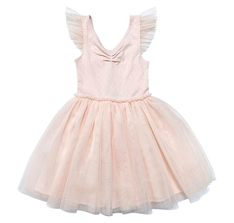 Blush Pointelle Ballerina Dress - Wren Harper