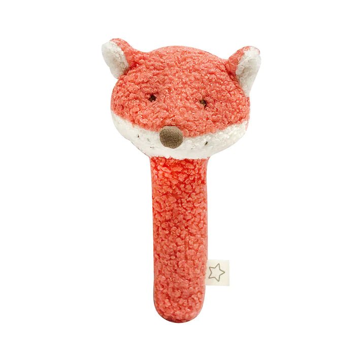 Boucle Fur Fox Stick Rattle - Wren Harper