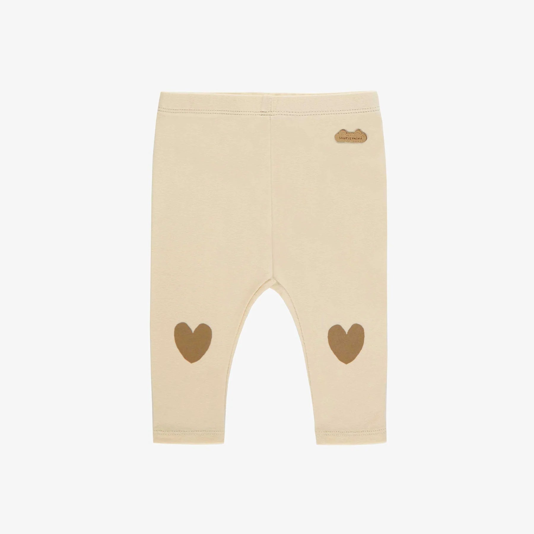 Brown Hearts Leggings - Wren Harper