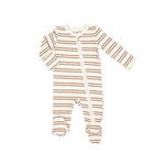Brown Striped Footie - Wren Harper