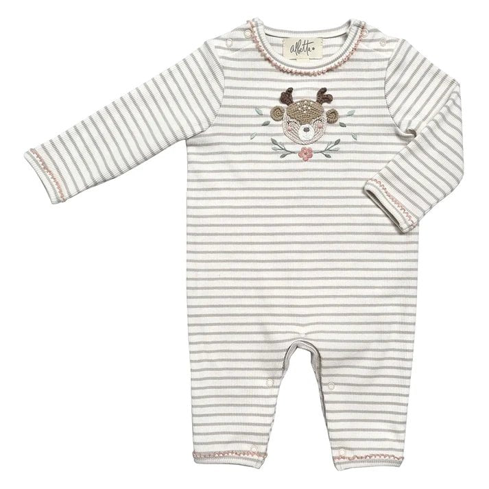 Crochet Blooming Deer Romper - Wren Harper