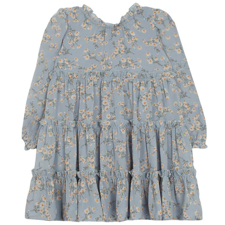 Daisies Tiered Chiffon Dress - Wren Harper