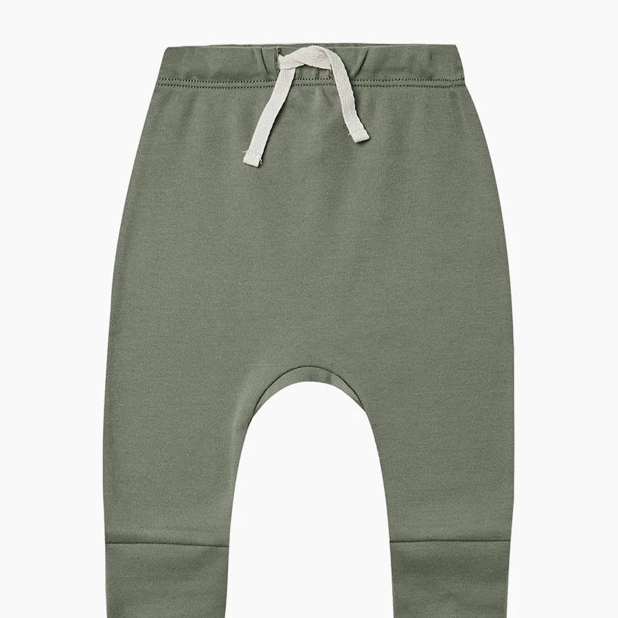 Drawstring Pants - Basil - Wren Harper