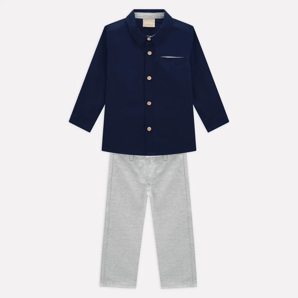 Dress Shirt & Pants Set - Wren Harper