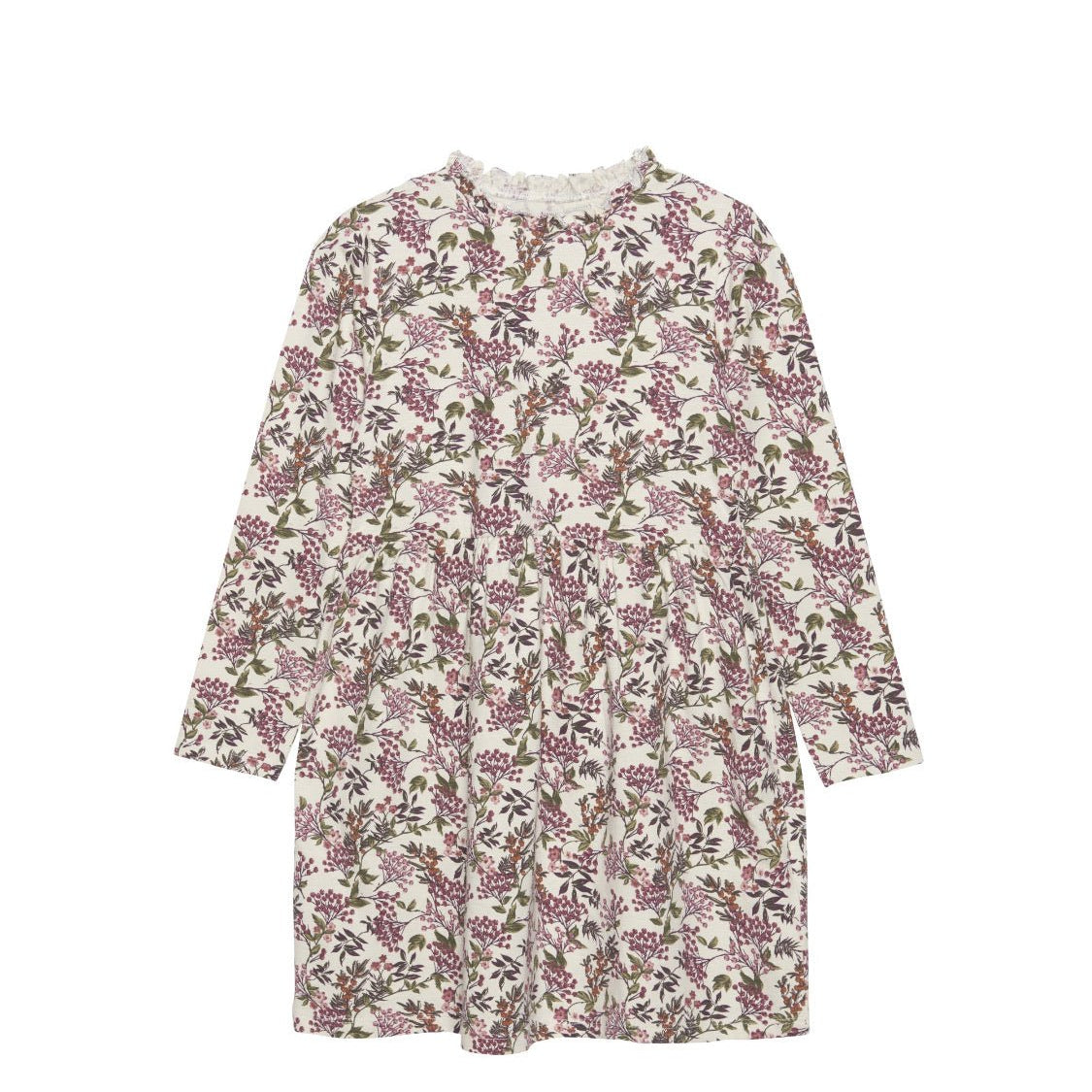 Floral Ruffle at top L/S Dress - Wren Harper