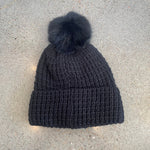 Fuzzy Lined Puff Ball Beanie - Wren Harper