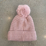 Fuzzy Lined Puff Ball Beanie - Wren Harper