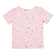 Glitter Gold Star Tee - Wren Harper