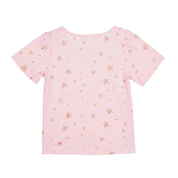 Glitter Gold Star Tee - Wren Harper