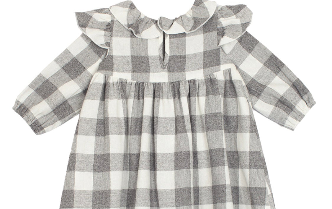 Harper Ash Ruffle Dress - Wren Harper