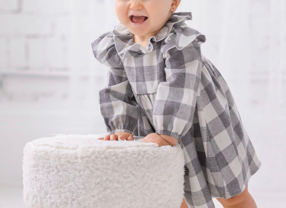 Harper Ash Ruffle Dress - Wren Harper