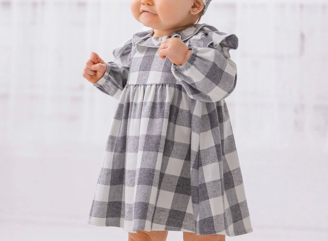 Harper Ash Ruffle Dress - Wren Harper